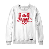 Canadian Soccer Crest Vintage Sweatshirt or Hoodie