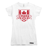 Canadian Soccer Crest Vintage T-shirt