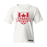 Canadian Soccer Crest Vintage Kids T-shirt
