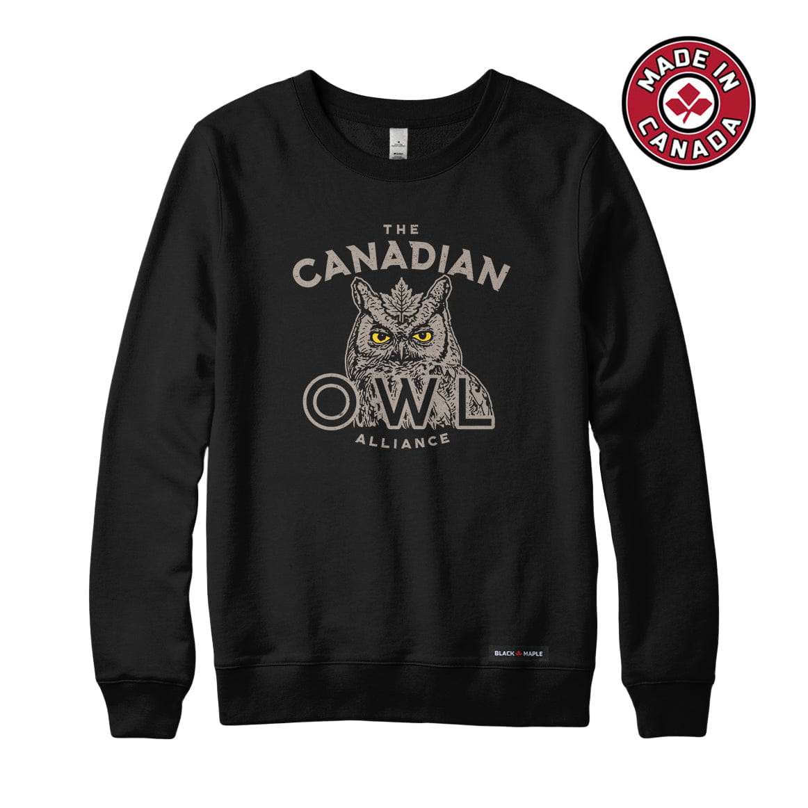 Canadian Owl Alliance Sweatshirt and Hoodie