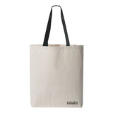 The Best Sprinkle Donut Tote Bag Natural with Black