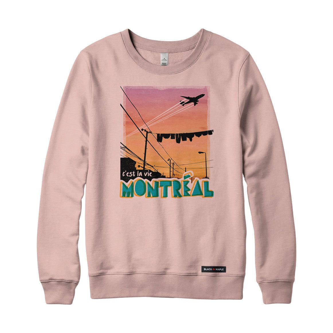 C'est La Vie Montreal Crewneck Sweatshirt