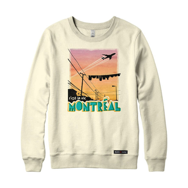 C'est La Vie Montreal Crewneck Sweatshirt – Black Maple Trading Co.