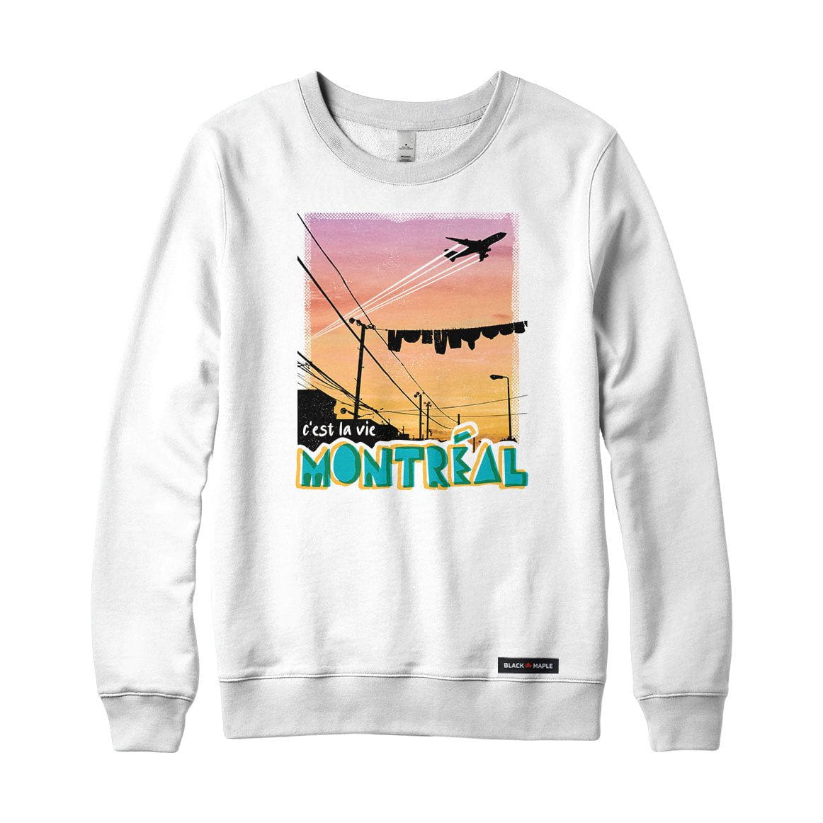 C'est La Vie Montreal Crewneck Sweatshirt – Black Maple Trading Co.
