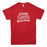 Chips Love Ketchup T-shirt