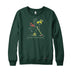 Christmas Curling Angel Crewneck Sweatshirt