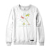 Christmas Curling Angel Crewneck Sweatshirt