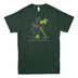 Christmas Curling Angel Mens T-shirt