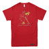 Christmas Curling Angel Mens T-shirt