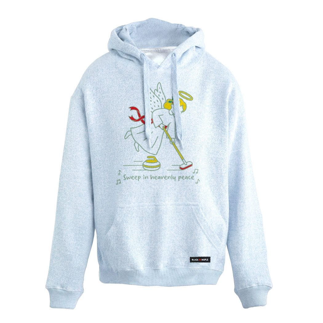 Christmas Curling Angel Nantucket Hoodie