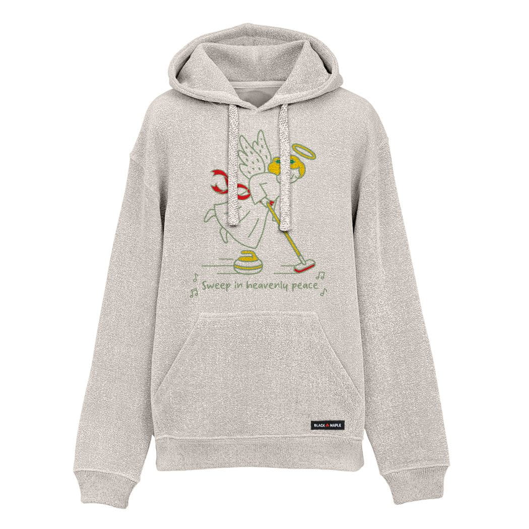 Christmas Curling Angel Nantucket Hoodie