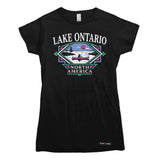 Classic 90s Lake Ontario Canoe Trip Womens T-shirt