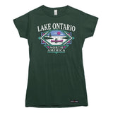 Classic 90s Lake Ontario Canoe Trip Womens T-shirt