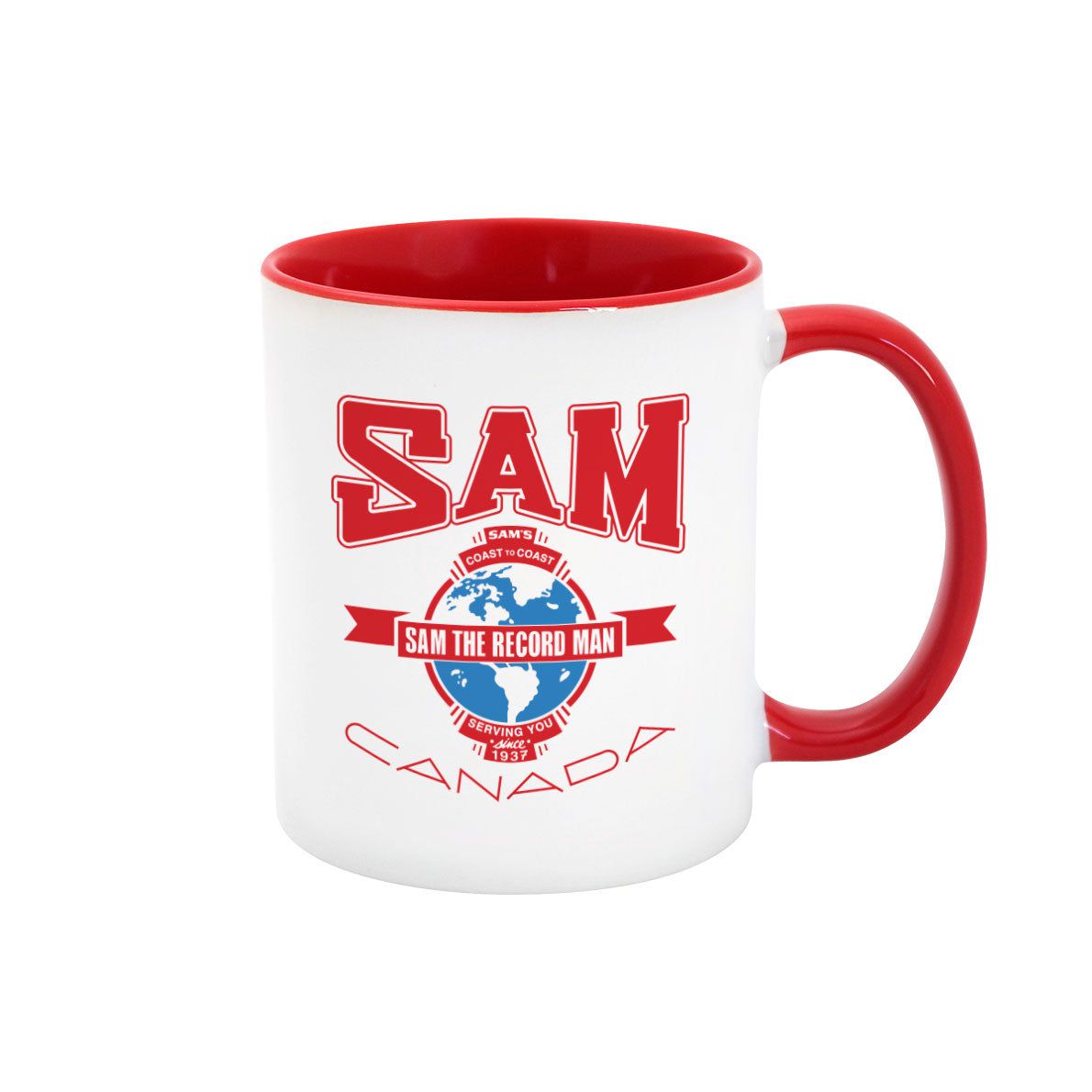 Coast to Coast Sam the Record Man Mug