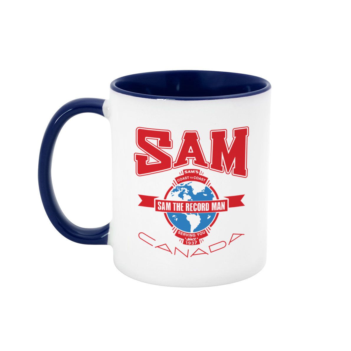 Coast to Coast Sam the Record Man Mug