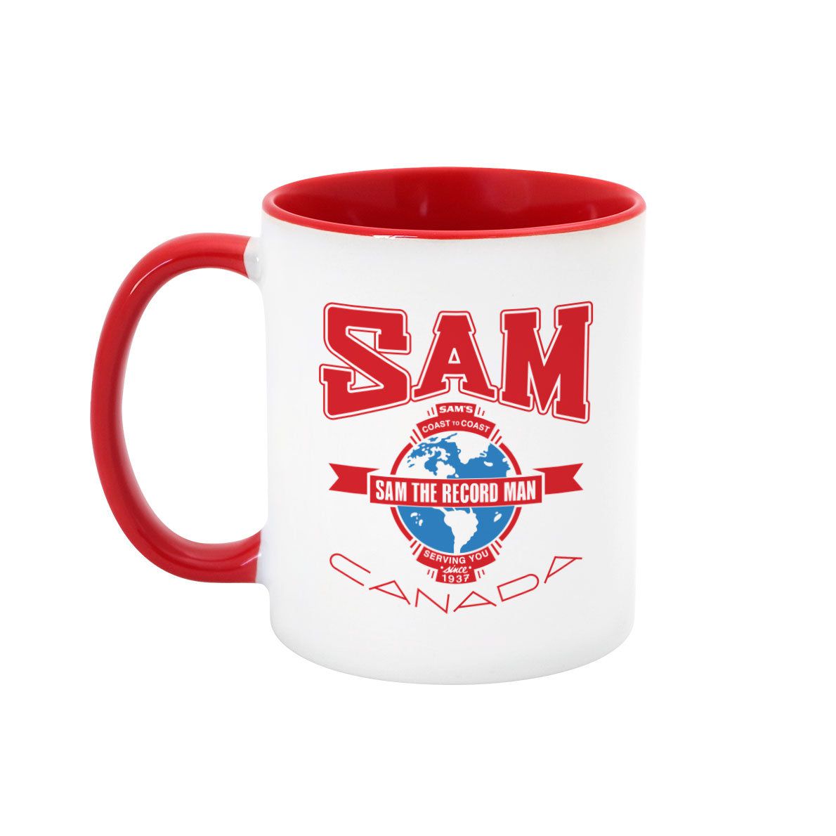 Coast to Coast Sam the Record Man Mug