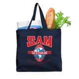 Coast to Coast Sam the Record Man Tote Bag