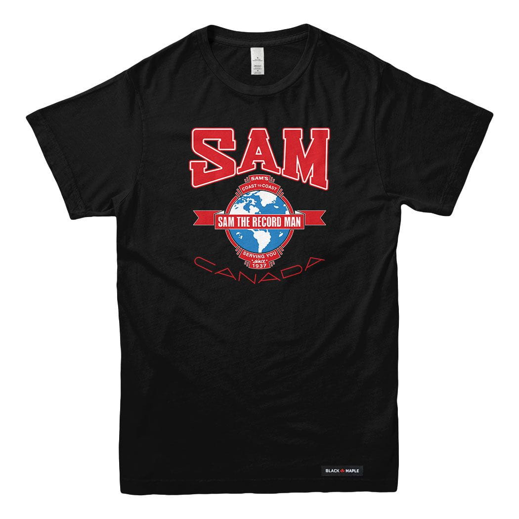 Coast to Coast Sam the Record Man T-shirt