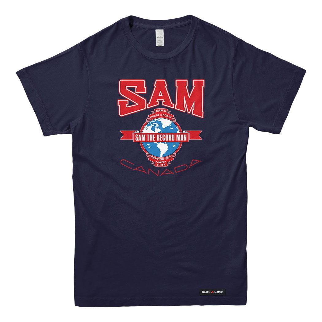 Coast to Coast Sam the Record Man T-shirt