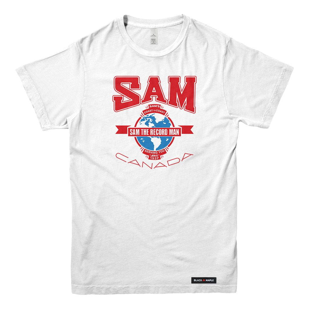 Coast to Coast Sam the Record Man T-shirt