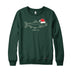 Coho Ho Christmas Salmon Crewneck Sweatshirt