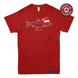 Coho Ho Christmas Salmon Mens T-shirt