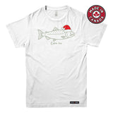 Coho Ho Christmas Salmon Mens T-shirt