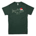Coho Ho Christmas Salmon Mens T-shirt