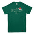 Coho Ho Christmas Salmon Mens T-shirt