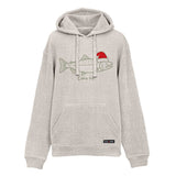 Coho Ho Christmas Salmon Nantucket Hoodie