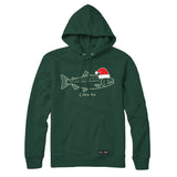Coho Ho Christmas Salmon Hoodie
