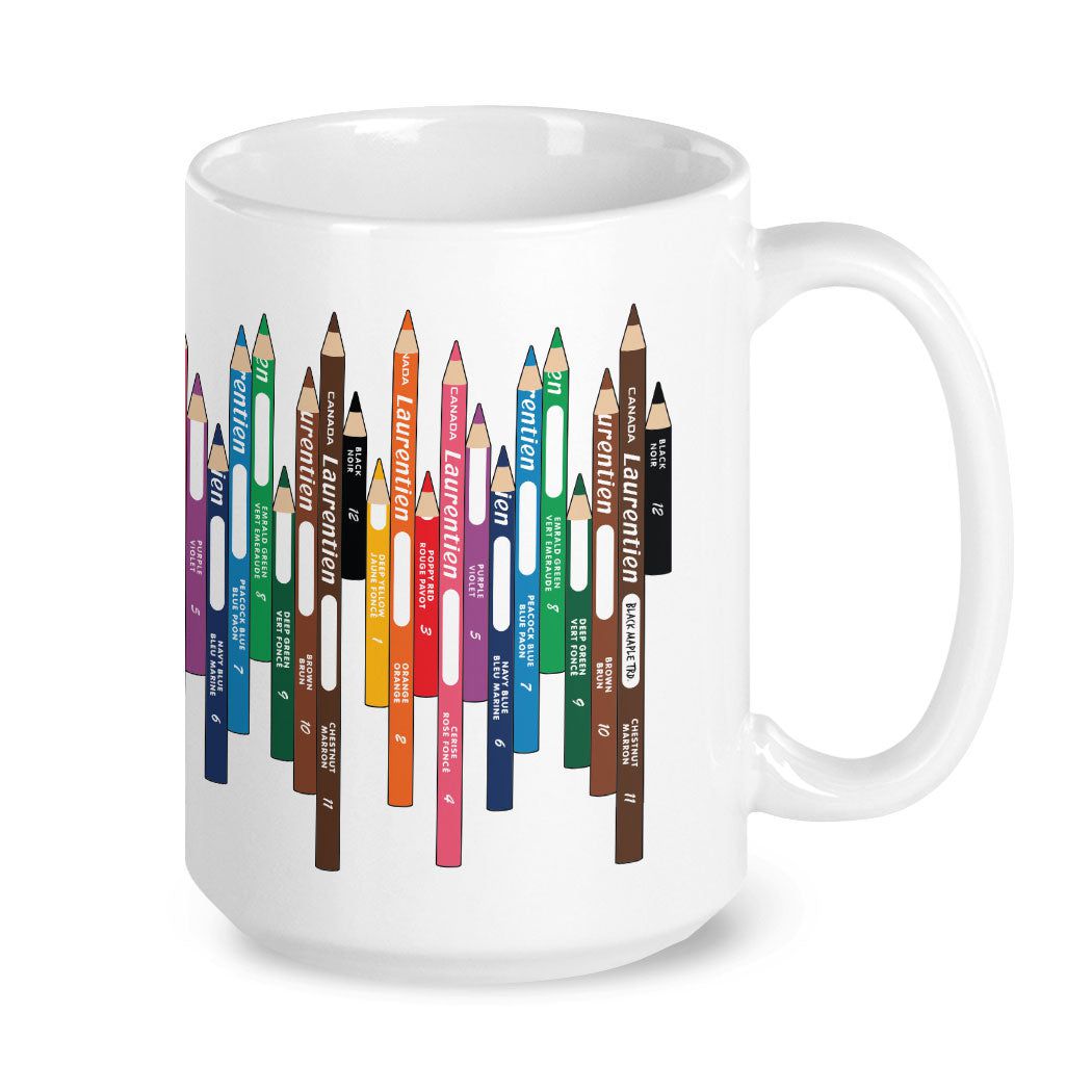 Laurentien Coloured Pencils 15 oz Mug