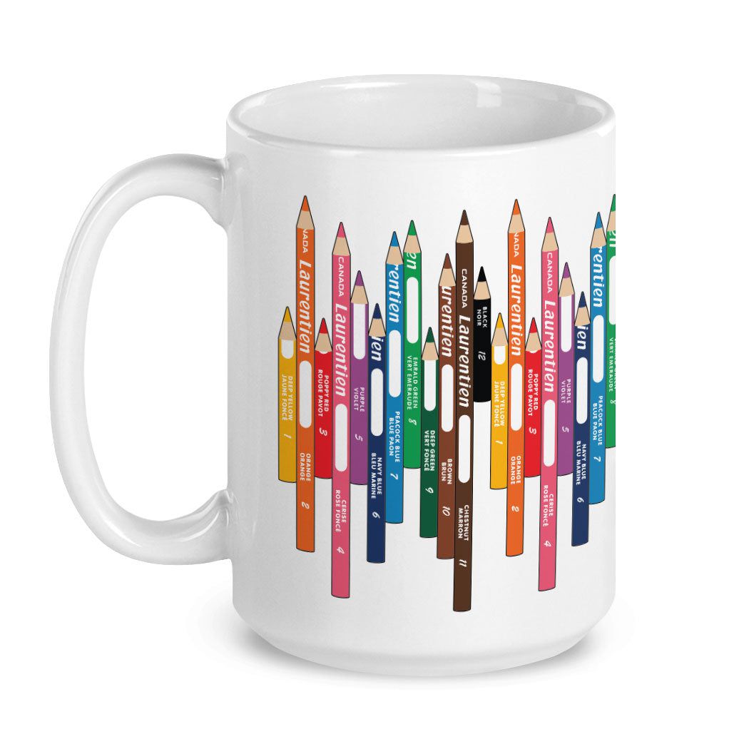 Laurentien Coloured Pencils 15 oz Mug