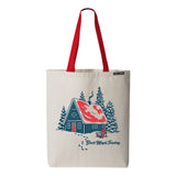 Cozy Canadian Cottage Tote Bag