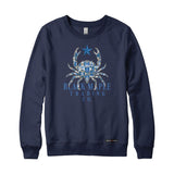Crab Patchwork Crewneck Sweatshirt