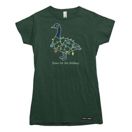 Down for the Holidays Canada Goose Womens T-shirt
