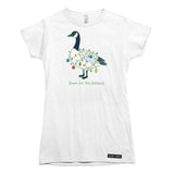 Down for the Holidays Canada Goose Womens T-shirt
