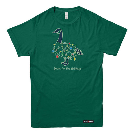 Down for the Holidays Canada Goose Mens T-shirt