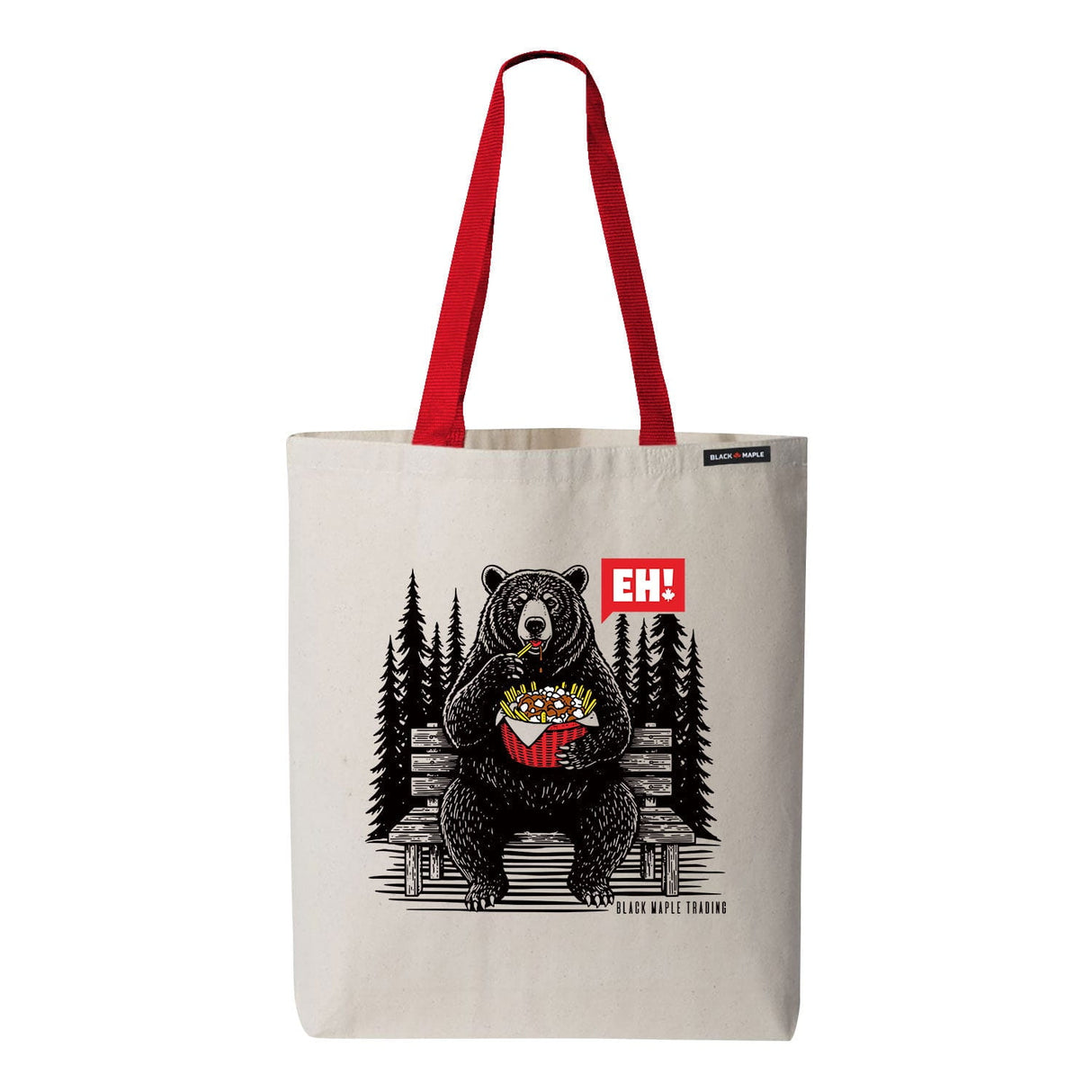 Eh! Bear Poutine Tote Bag