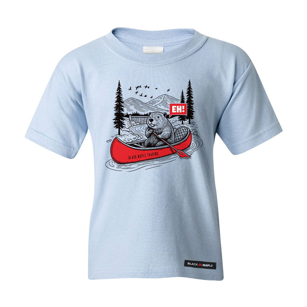 Eh! Beaver Canoe Kids T-shirt