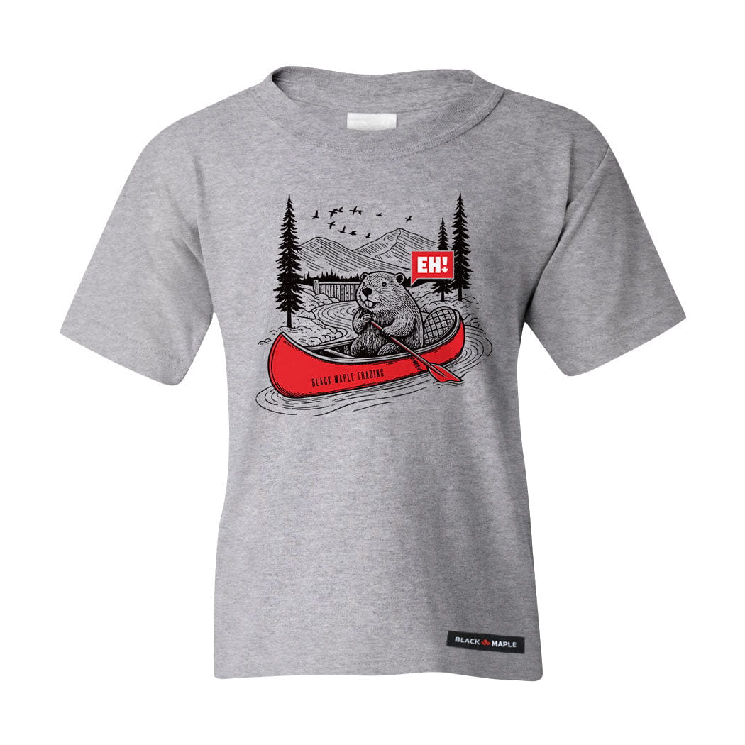 Eh! Beaver Canoe Kids T-shirt