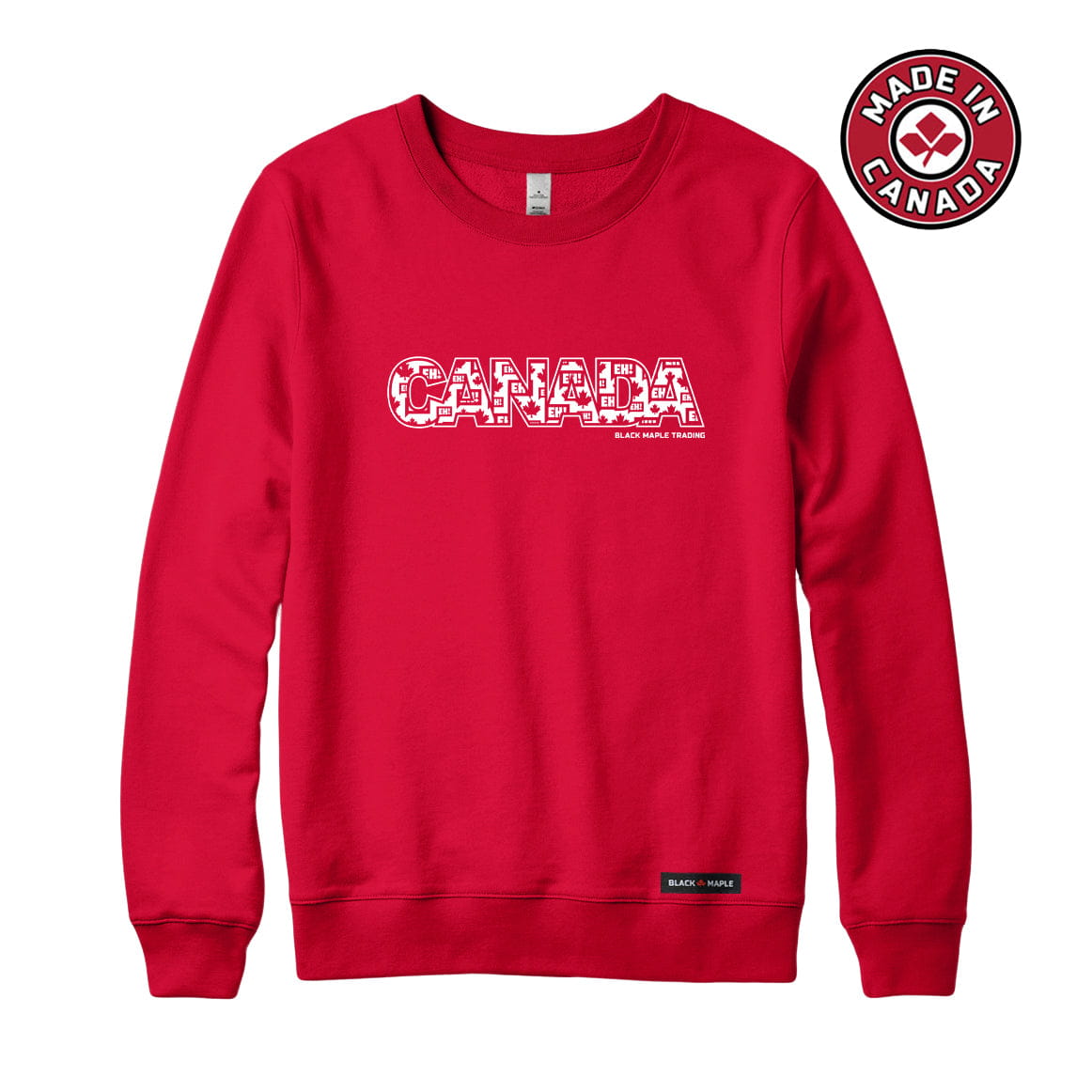 Eh! Canada Pattern Sweatshirt or Hoodie