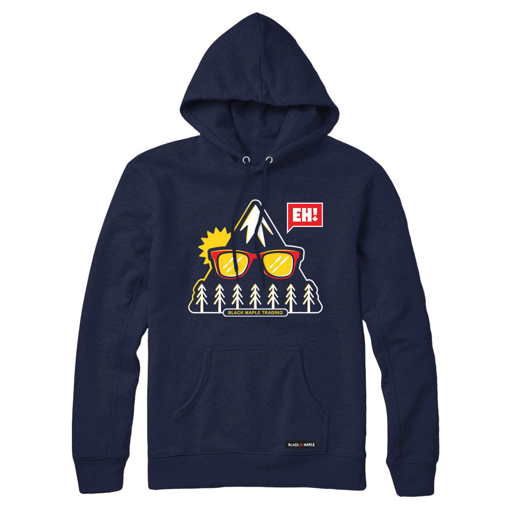 Eh! Canadian Mountain Sweatshirt or Hoodie – Black Maple Trading Co.