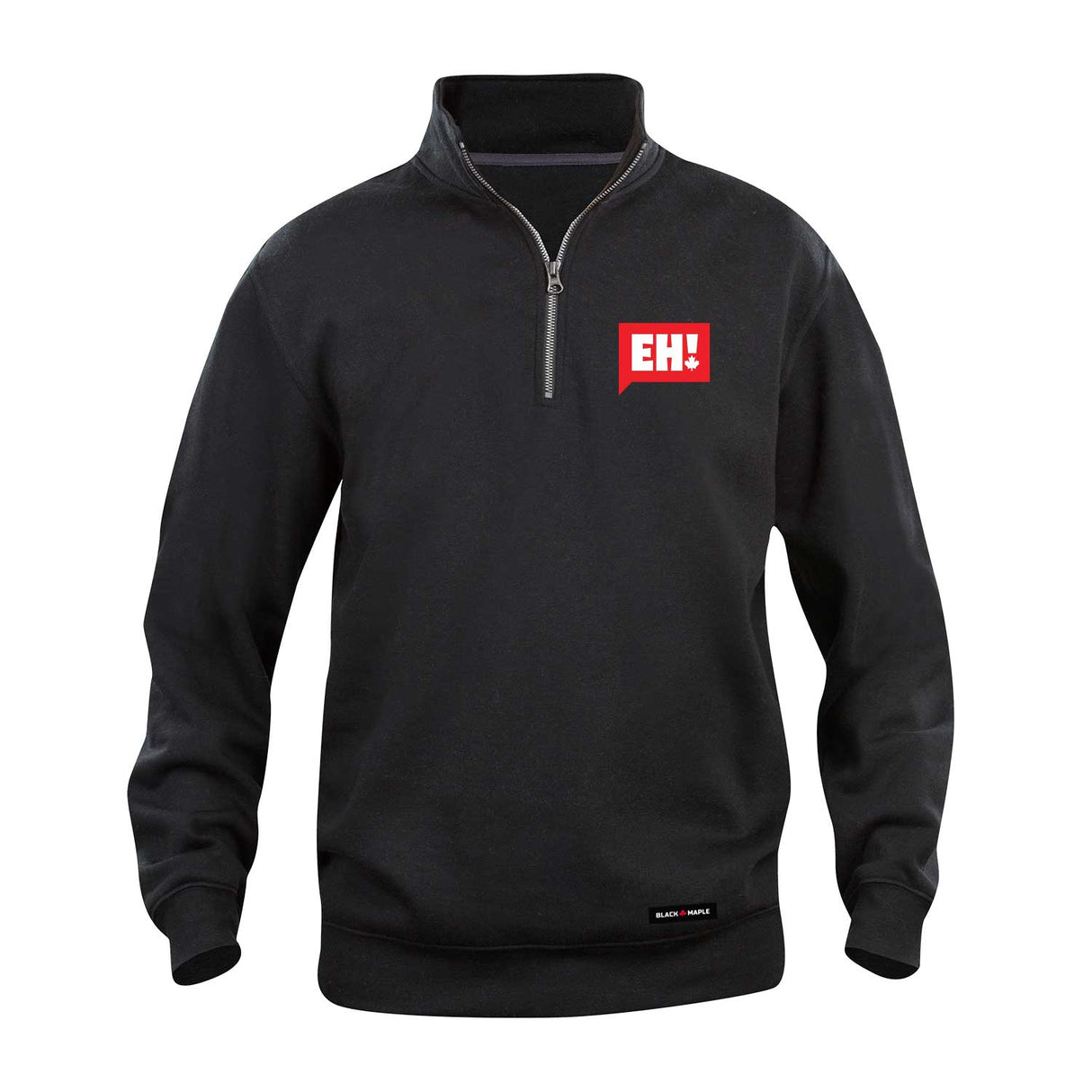 Eh! Logo Quarter Zip Sweatshirt 1/4 Zip Sweatshirt