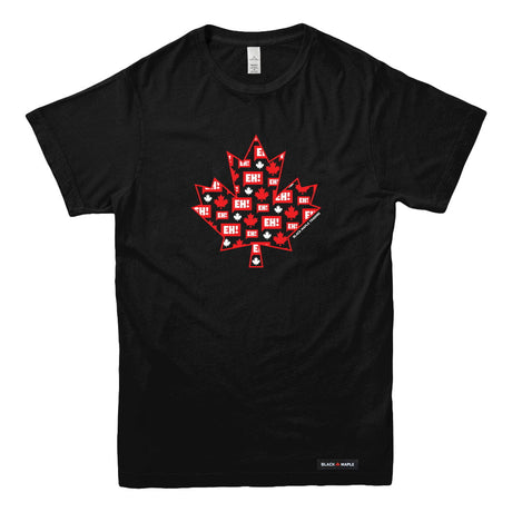 Eh! Maple Leaf Pattern T-shirt