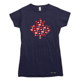 Eh! Maple Leaf Pattern T-shirt