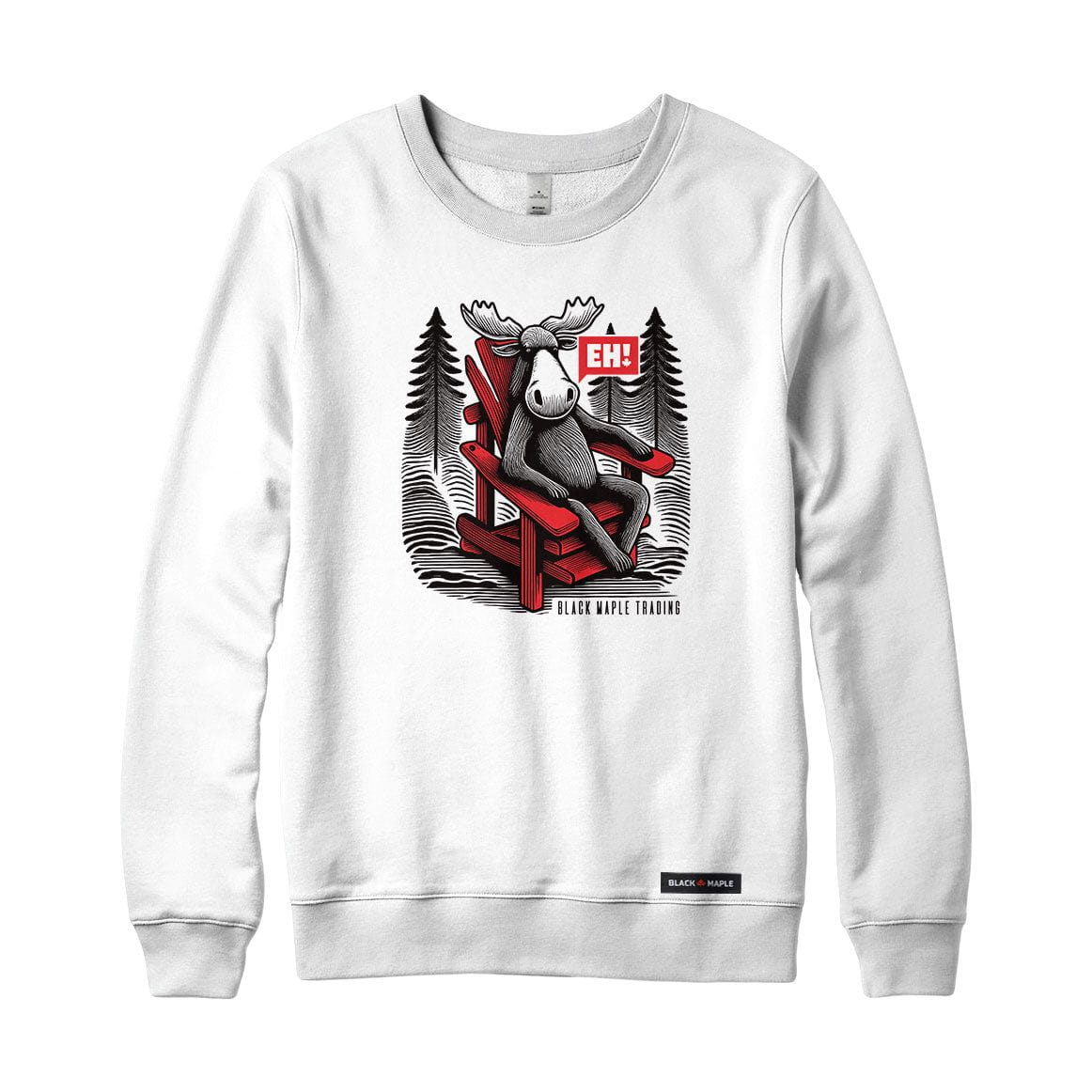 Eh! Moose and Muskoka Chair Logo Sweatshirt or Hoodie