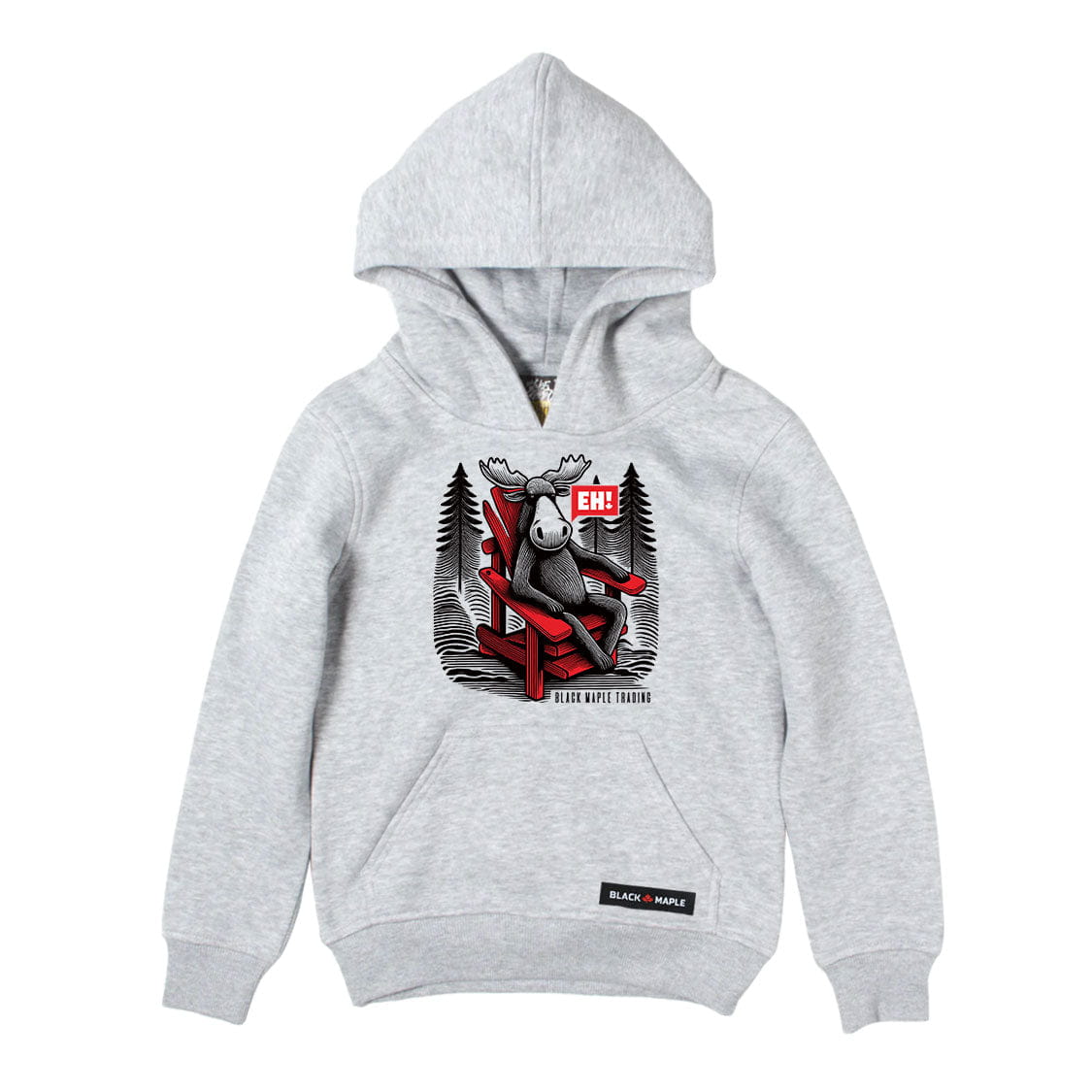 Eh! Moose and Muskoka Chair Logo Kids Sweatshirt or Hoodie