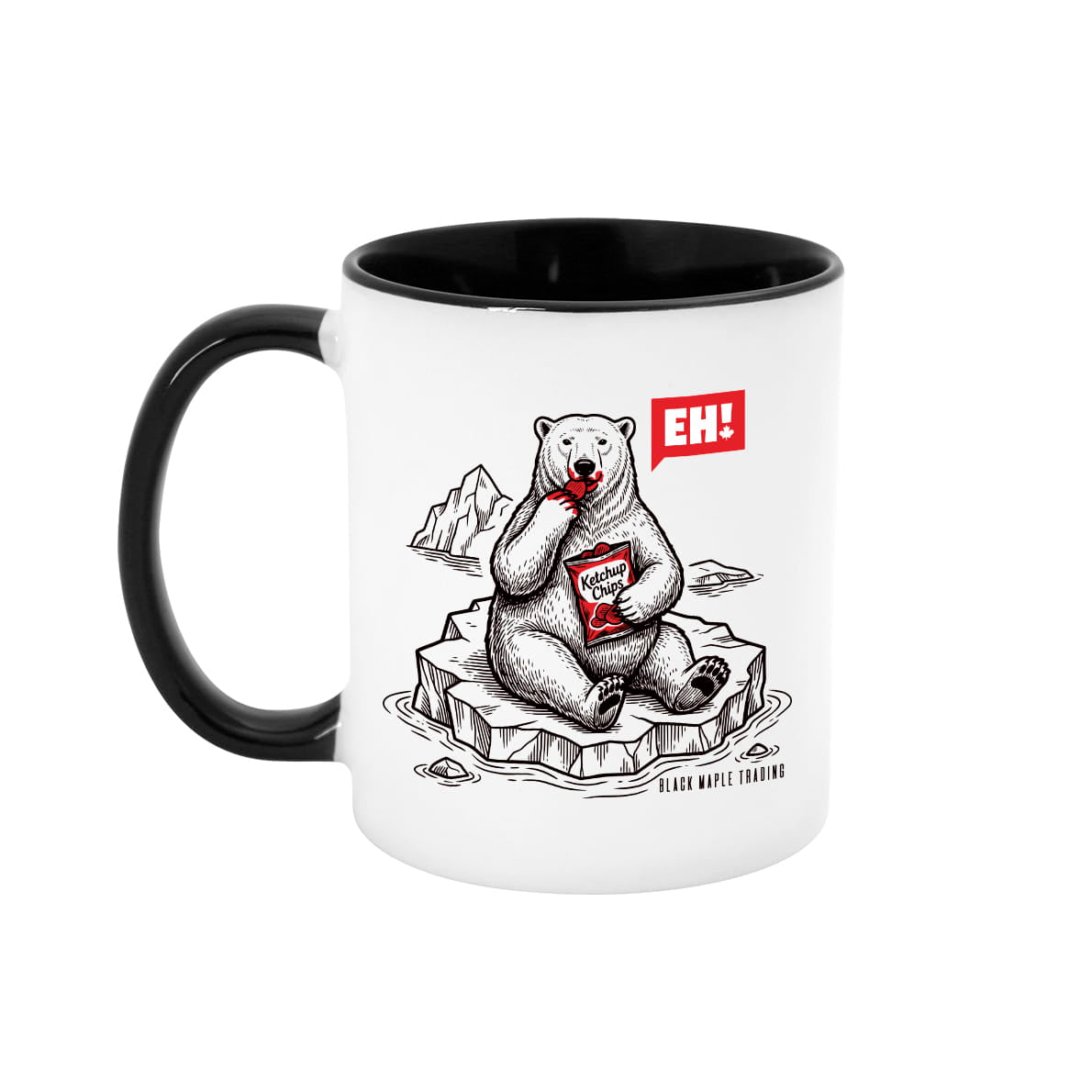 Eh! Polar Bear Ketchup Chips 11 oz mug