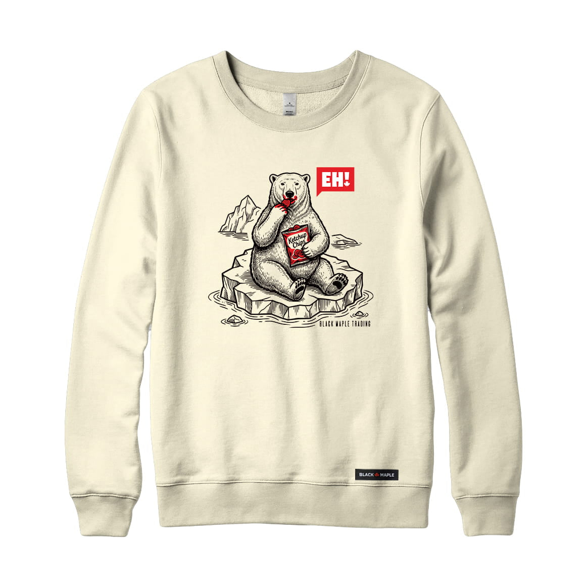 Eh! Polar Bear Ketchup Chips Sweatshirt or Hoodie